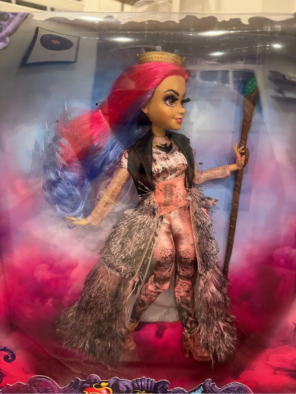 Disney Descendants Audrey Portrait Art – Pink & Purple Hair